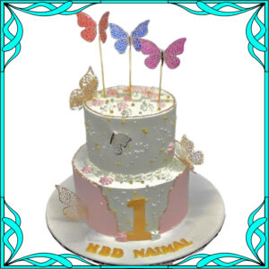 Butter Fly Theme Two Step cake